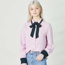 TWO COLOR POINT BLOUSE_LAVENDER