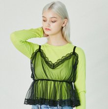 VIVID ROUND T-SHIRT_LIME