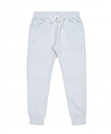 BLANK HEAVY SWEAT JOGGER PANTS WHITE MELANGE