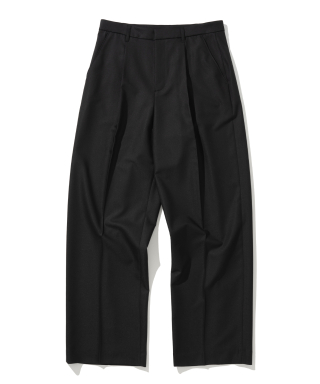 유니폼브릿지(UNIFORM BRIDGE) wide slacks black