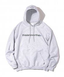 Mosaic Logo Hooded Sweatshirt Light Grey