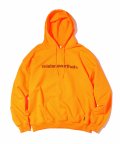 Mosaic Logo Hooded Sweatshirt Neon Orange
