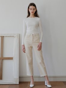 yuppe cotton pants_ivory