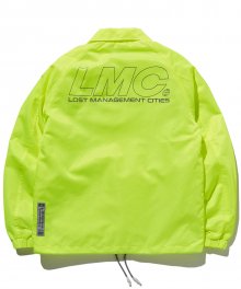 LMC REFLECTIVE LOGO COACH JACKET neon green