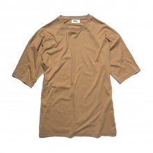 세미오버핏 실크 반팔 티셔츠 (베이지/화이트/블랙)