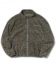Fleece Jacket Leopard