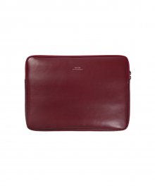 15 NOTEBOOK POUCH LEATHER_Wine