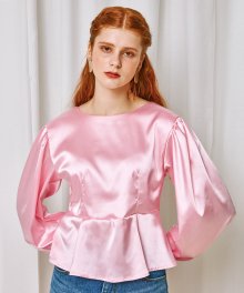 mgmg peplum blouse_pink