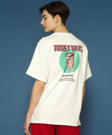 [UNISEX] 머니스택 반팔티 (white)