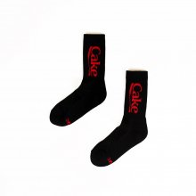 Cake Logo Socks_Black