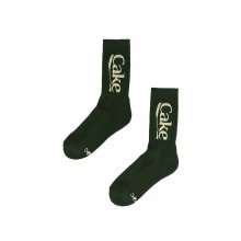 Cake Logo Socks_Green