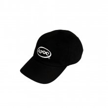 Oval Logo Baseball Cap_Black