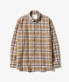 Easy PK Check Shirts [Brown]