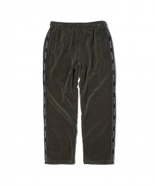 (SS18) Velour Track Pant Brown