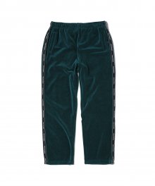 (SS18) Velour Track Pant Green