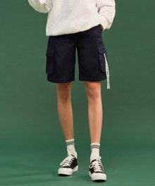 (PT-18301)ROLA CARGO SHORT PANTS NAVY