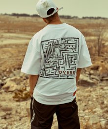 18SS MAZE WHITE TEE