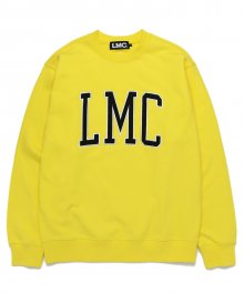 LMC ARCH LOGO SWEATSHIRT lemon yellow