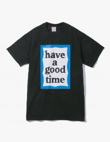 [18 S/S] Blue Big Frame  S/S Tee - Black