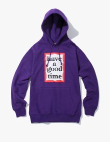 [18 S/S] Frame Pullover Hoodie - Purple