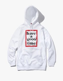 Frame Pullover Hoodie - White