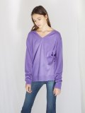 18 ss day v neck knit purple