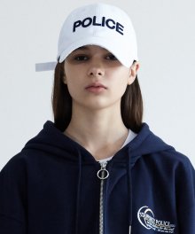 POLICE CAP (WHITE)