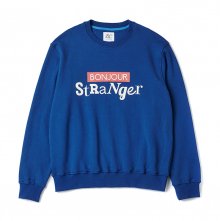 [컬렉션 라인] 봉쥬르 메인 스웨트 셔츠 블루