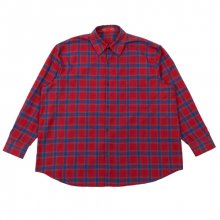 TARTAN CHECK SIMPLE SHIRTS_RED(UQASH621U0)