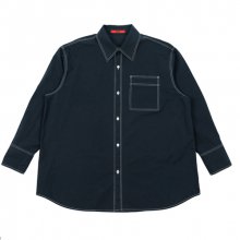 STITCH POINT SIMPLE SHIRTS_NAVY (UQASH623U0)