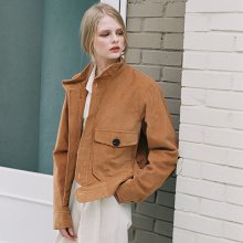 CORDUROY BOMBER JACKET CAMEL