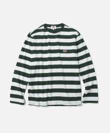 L/S MIDDLE STRIPE T-SHIRTS GREEN