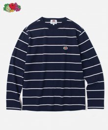 L/S THIN STRIPE T-SHIRTS NAVY