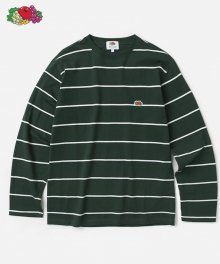 L/S THIN STRIPE T-SHIRTS GREEN