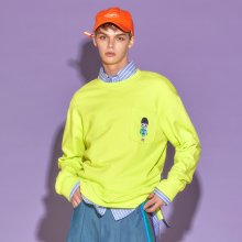 S8A05016 - CHARACTER SWEATSHIRT [LIME]