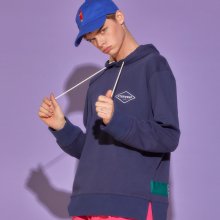 S8A05002 - EMBROIDERY HOOD SWEATSHIRT [NAVY]