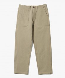 Vintage Oxford Fatigue Pants Beige