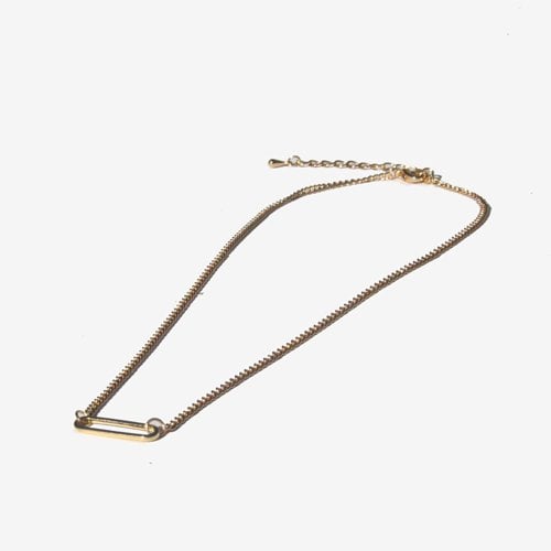 러쉬오프(rushoff) [RUSHOFF]Gold Daily Clip Necklace/ 골드데일리클립 목걸이
