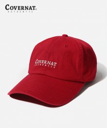 AUTHENTIC LOGO CURVE CAP RED