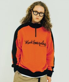 M/G HALF ZIP-UP ORANGE