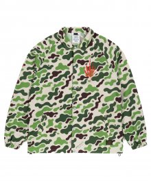 DUST OVERSIZED COACH JACKET CAMOUFLAGE