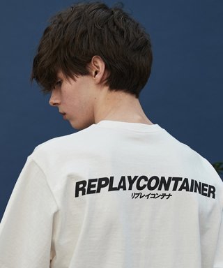 리플레이컨테이너(REPLAY CONTAINER) rc sig cotton tee (white)