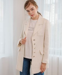 Ivory Tweed Jacket