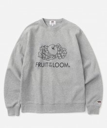 ORIGINAL LOGO CREWNECK GRAY