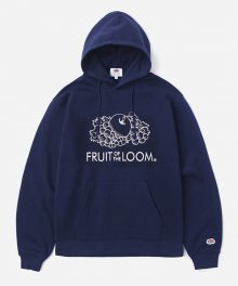 ORIGINAL LOGO HOODIE NAVY