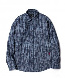 와일드 슬립 셔츠 자켓 (블루)