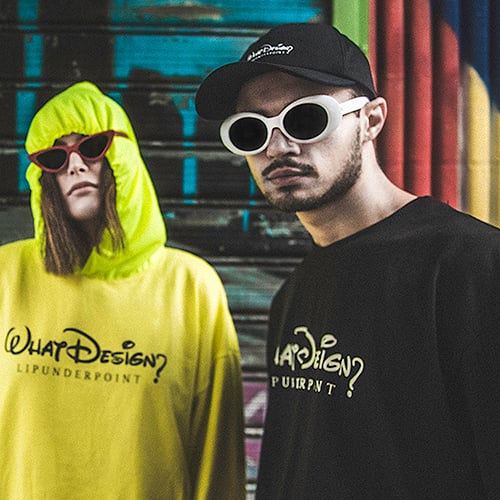 엘유피(lup) L.U.P BY LIPUNDERPOINT WHAT DESIGN HALF SLEEVES T-SHIRTS_BLACK