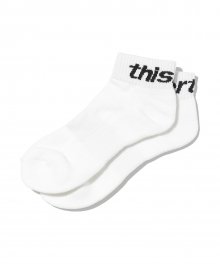 HSP Ankle Socks White