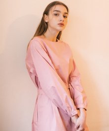 Clean Cotton Dress - Pink
