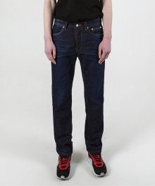 DEEP INDIGO WASHED EMBO JEANS (MC 177 LIMITED EDITION)